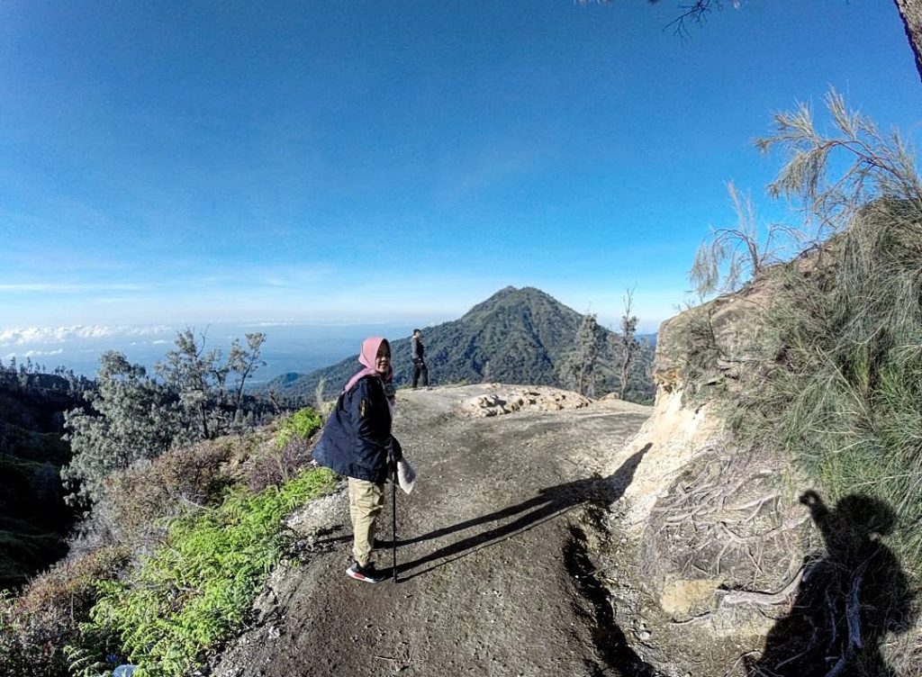 Pemandangan jalur pendakian di Gunung Ijen. Rany/Radar Bogor