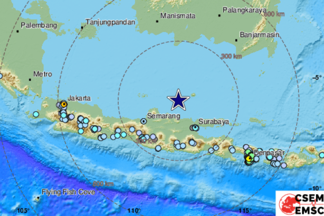 Gempa M Di Jawa Timur Goncangan Terasa Sampai Bogor