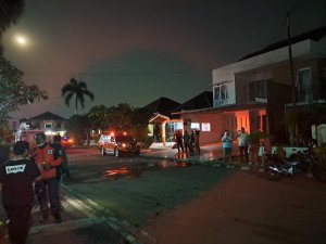 Kebakaran di Perumahan Yasmin, Jumat malam (29/9/2023). Fatur/Radar Bogor